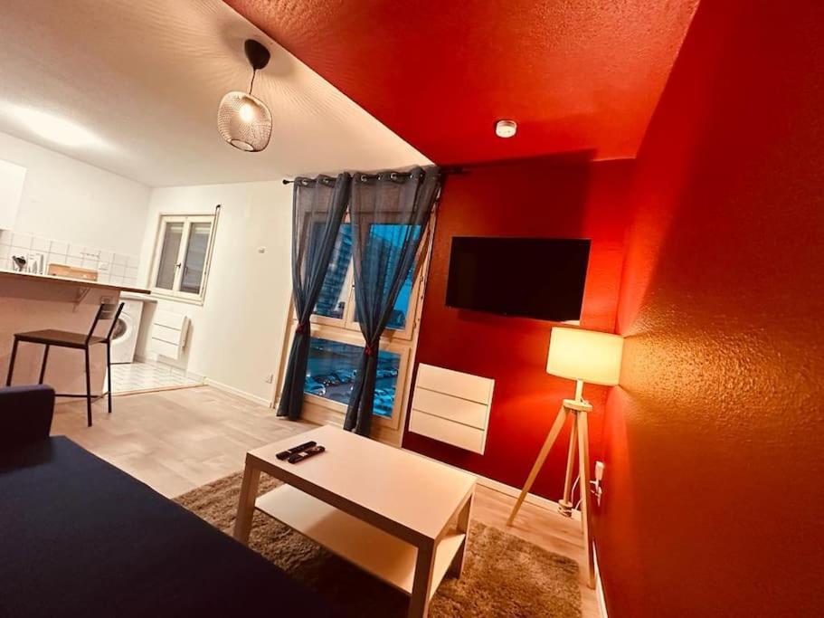 Studio Centre Avec Wifi Apartment Mulhouse Bagian luar foto